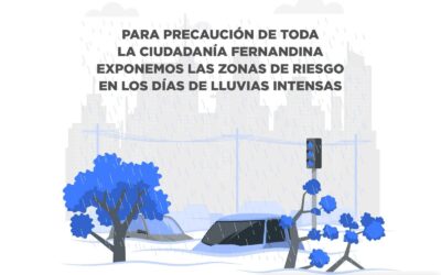 🚧🌧️ ZONAS DE RIESGO POR CAUDALES DE LLUVIAS